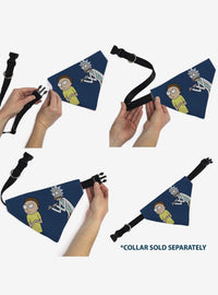 Bandana para mascota Rick and Morty con brazos cruzados