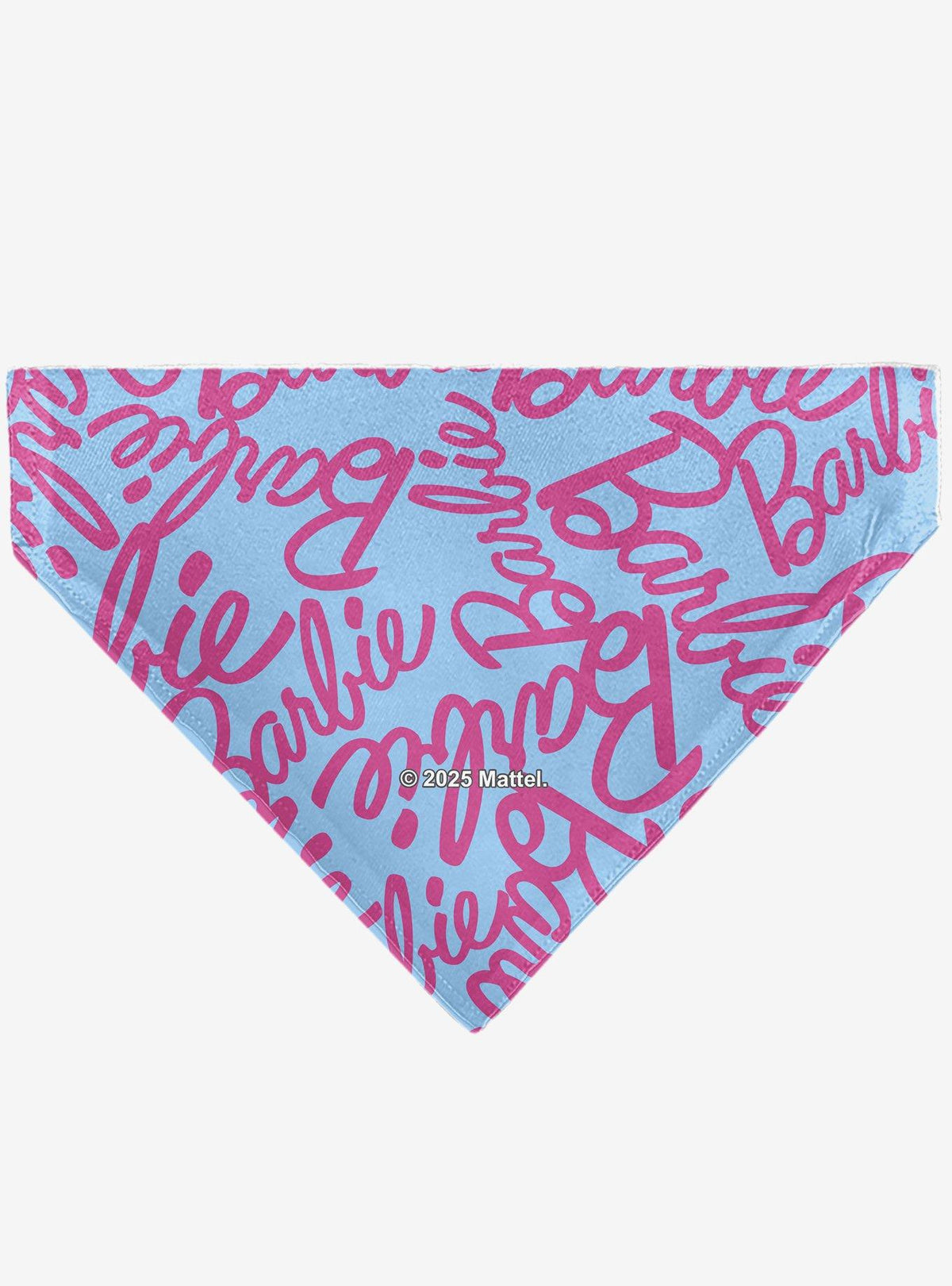 Bandana para mascota Barbie con estampado de firmas