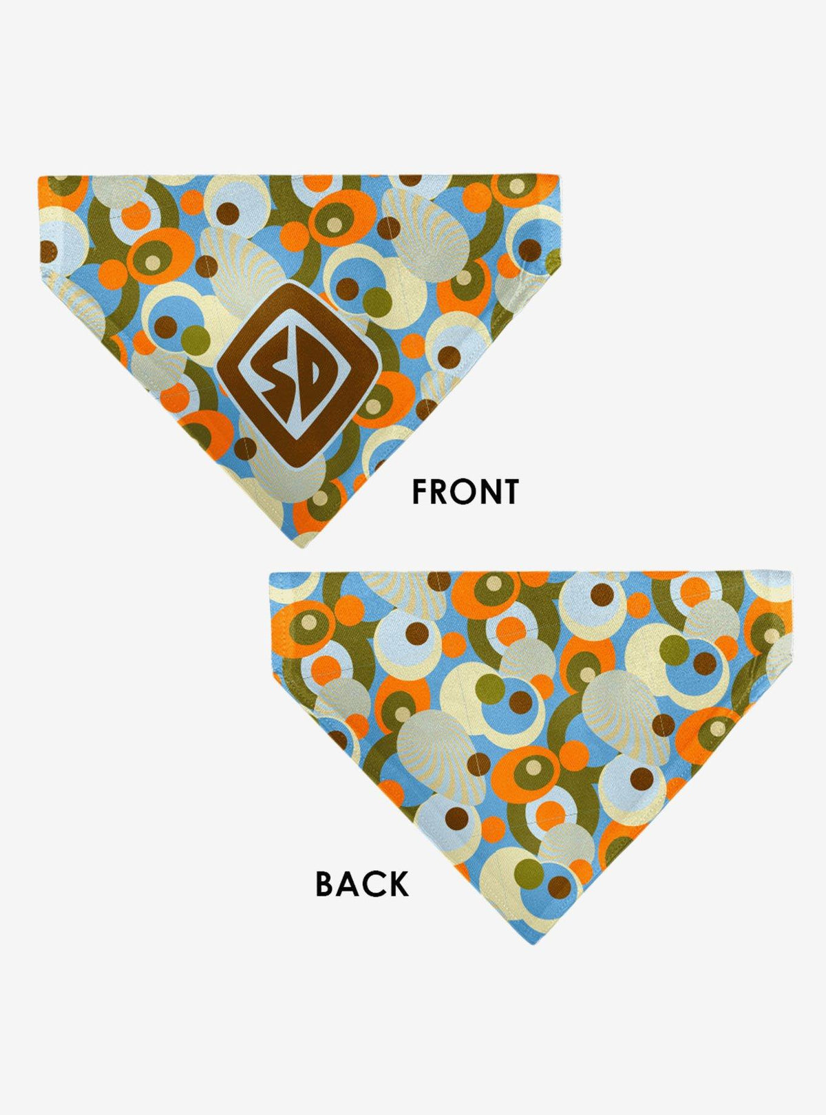 Bandana para mascota Scooby-Doo de puntos retro