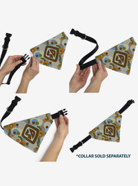 Bandana para mascota Scooby-Doo de puntos retro