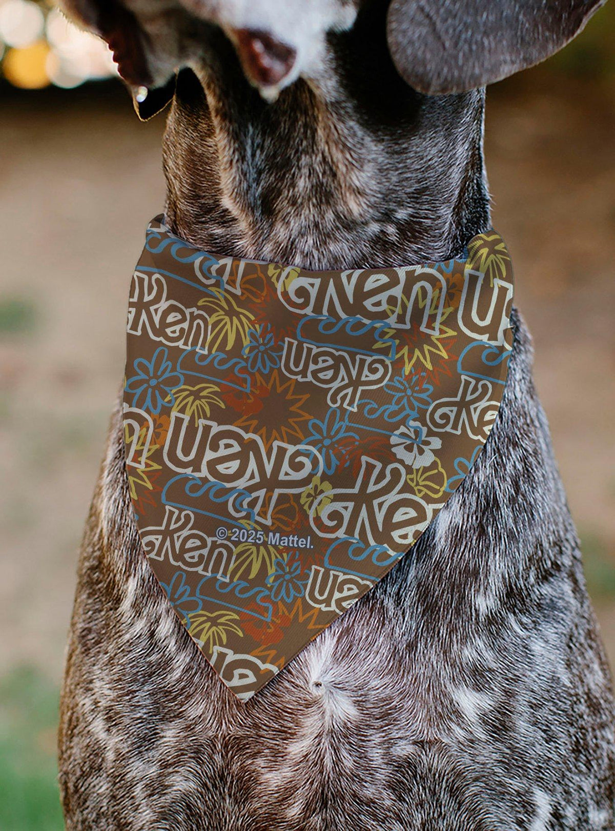Bandana para mascota Barbie y Ken multicolor
