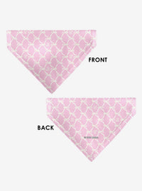 Bandana para mascota Barbie con lazo y monograma B
