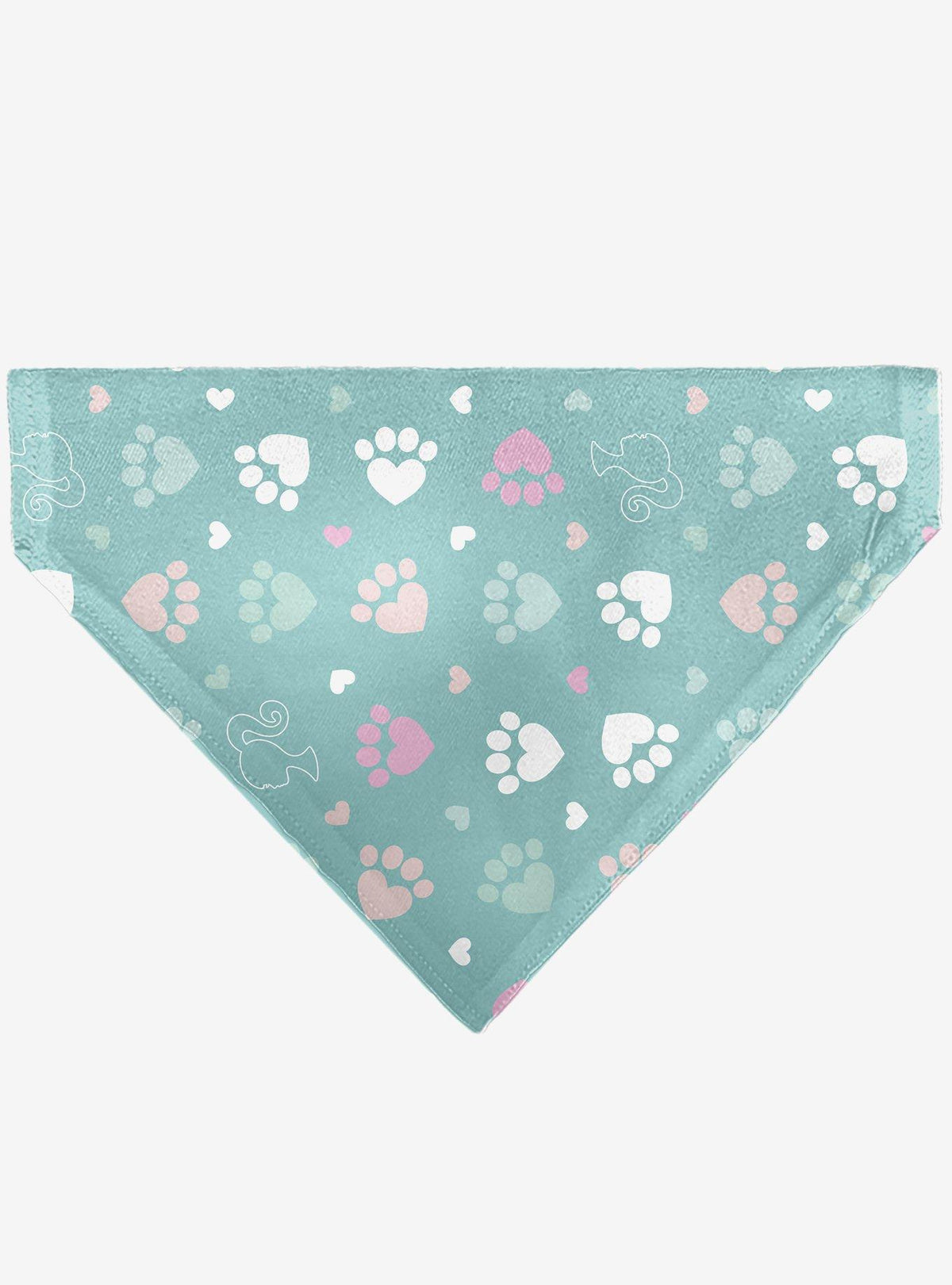 Bandana para mascota Barbie con huellas