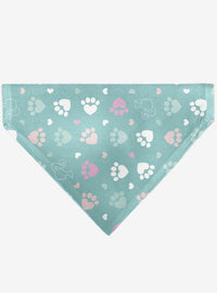 Bandana para mascota Barbie con huellas