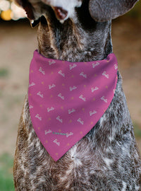 Bandana para mascota Barbie con ícono de palmera
