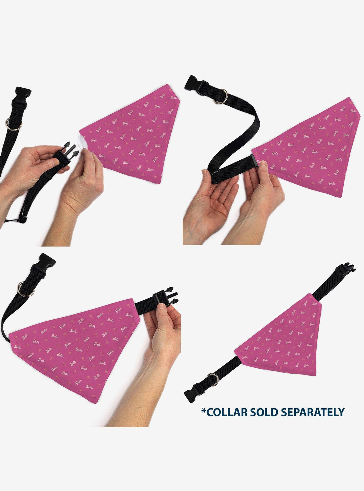 Bandana para mascota Barbie con ícono de palmera
