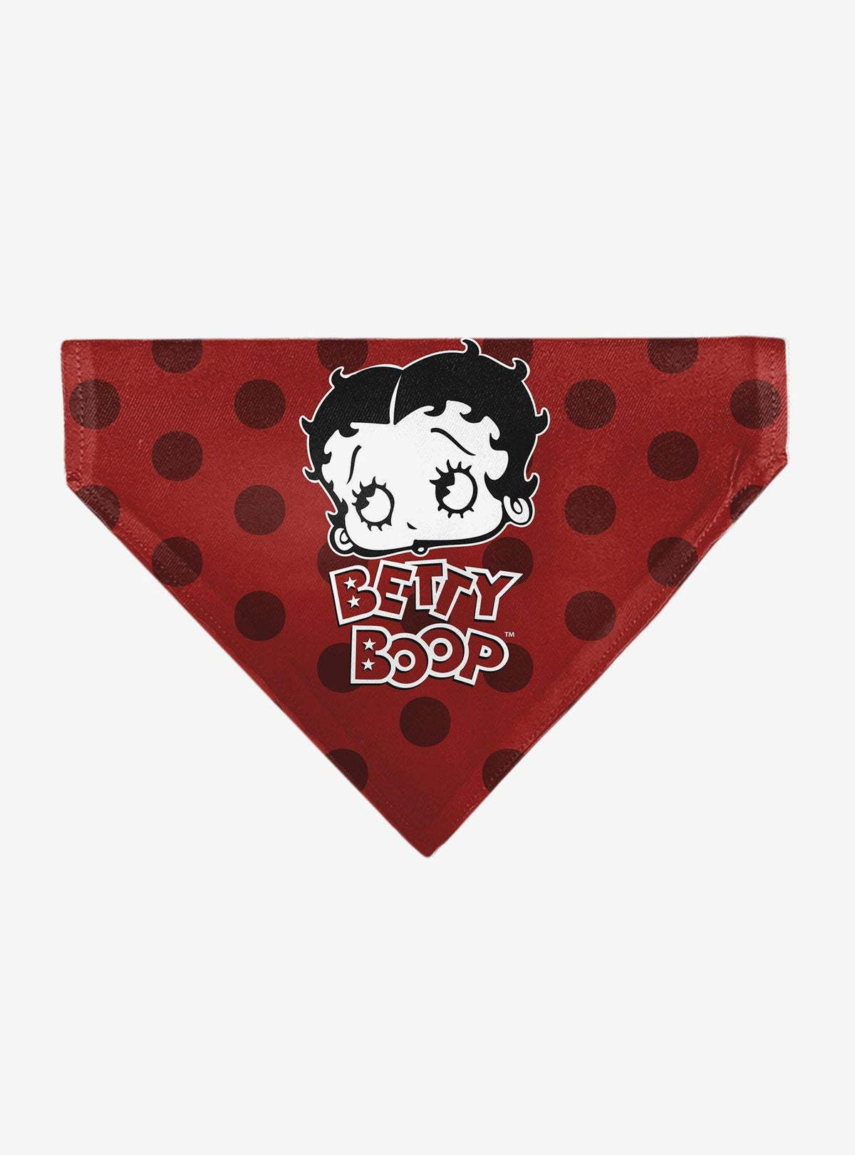 Bandana Betty Boop de lunares para collar