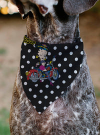 Bandana para mascota Betty Boop Biker Betty