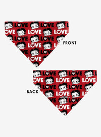 Bandana para mascota Betty Boop con texto Love