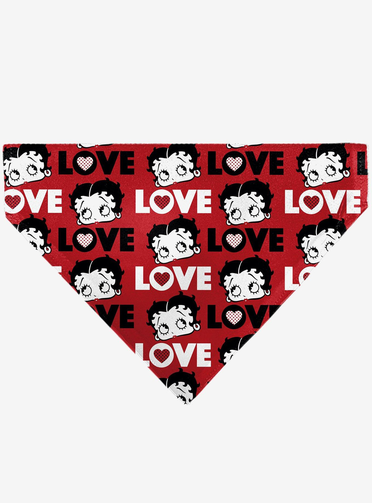 Bandana para mascota Betty Boop con texto Love