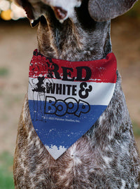 Bandana para mascota Betty Boop a rayas
