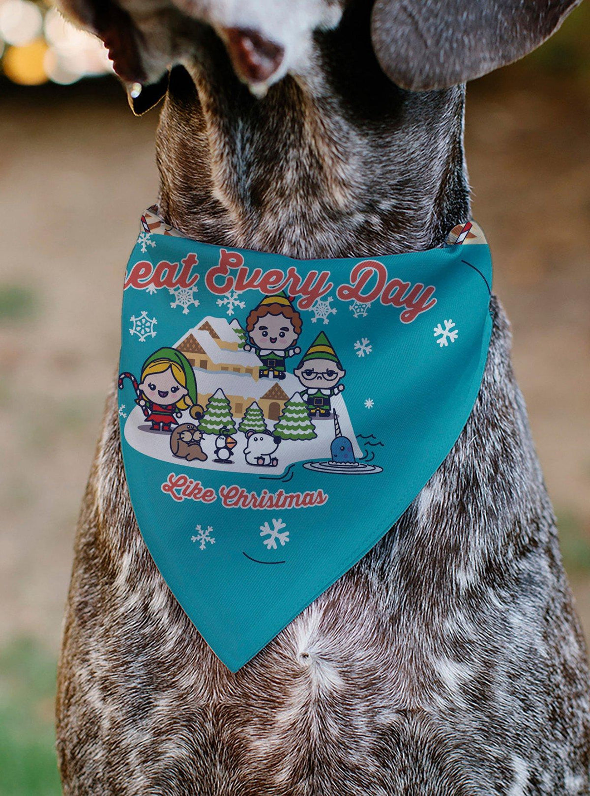Bandana para collar de mascota Elf: Buddy y sus amigos