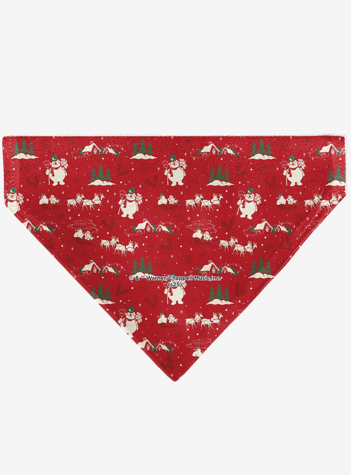 Bandana para mascota Frosty the Snowman