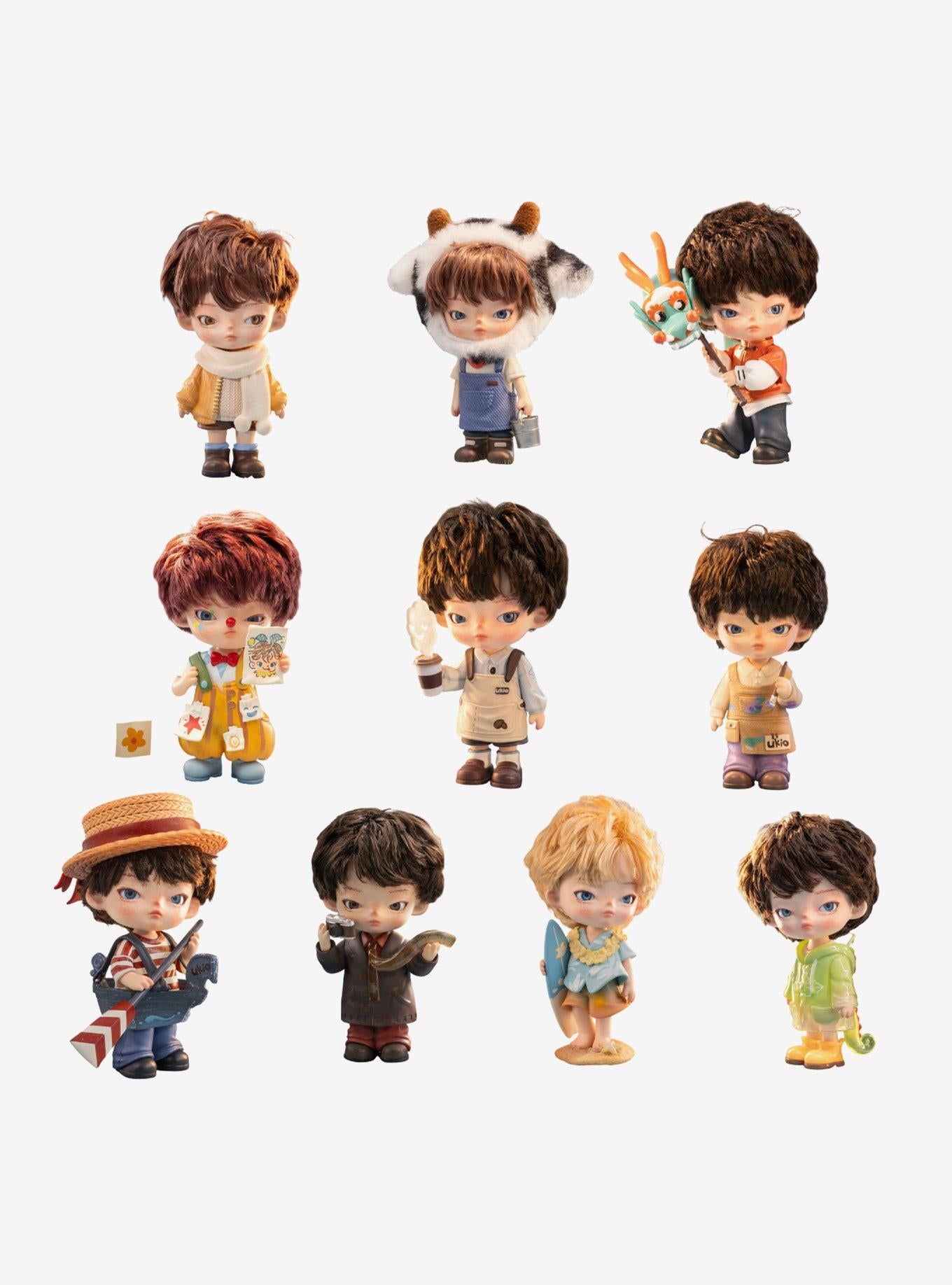 Figura blind box serie Ukio City Pages