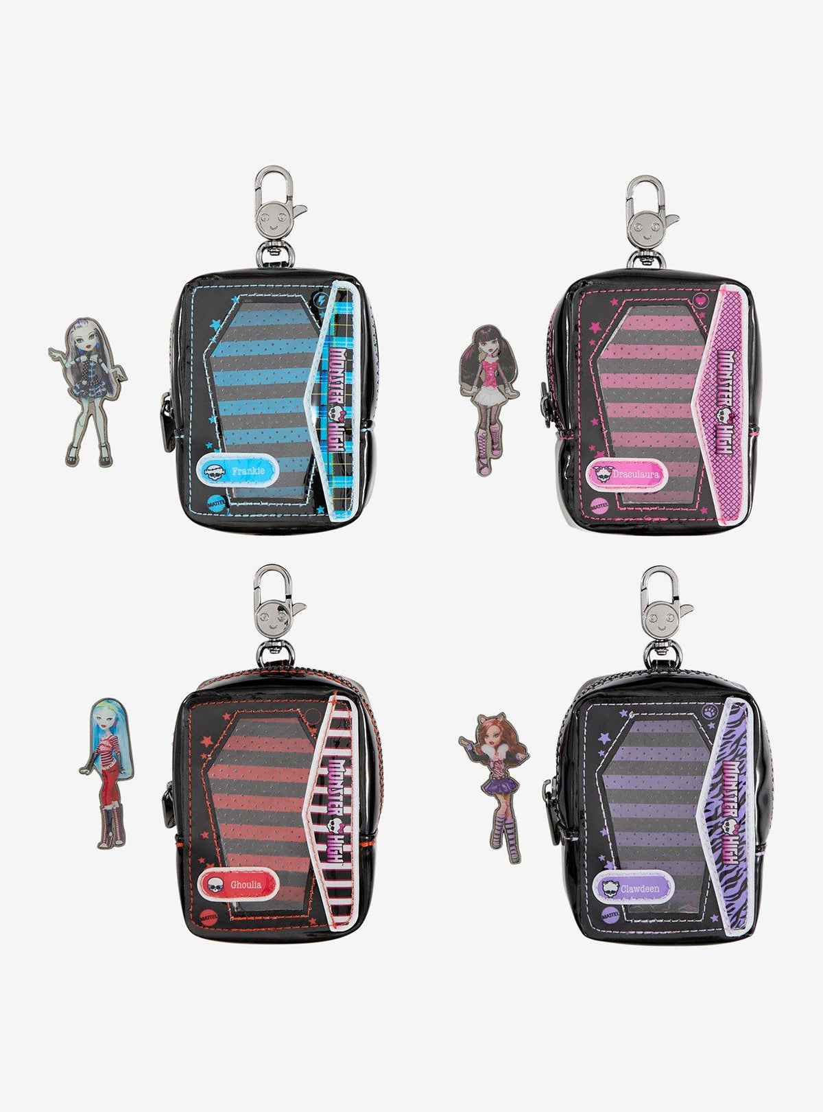 Caja sorpresa Monster High: pin y colgante para bolso