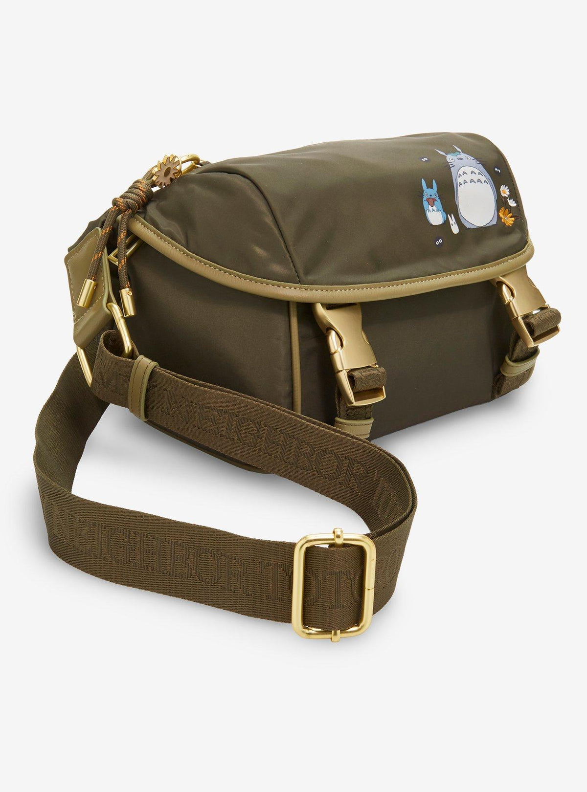 Bolso cruzado Mi vecino Totoro verde oliva