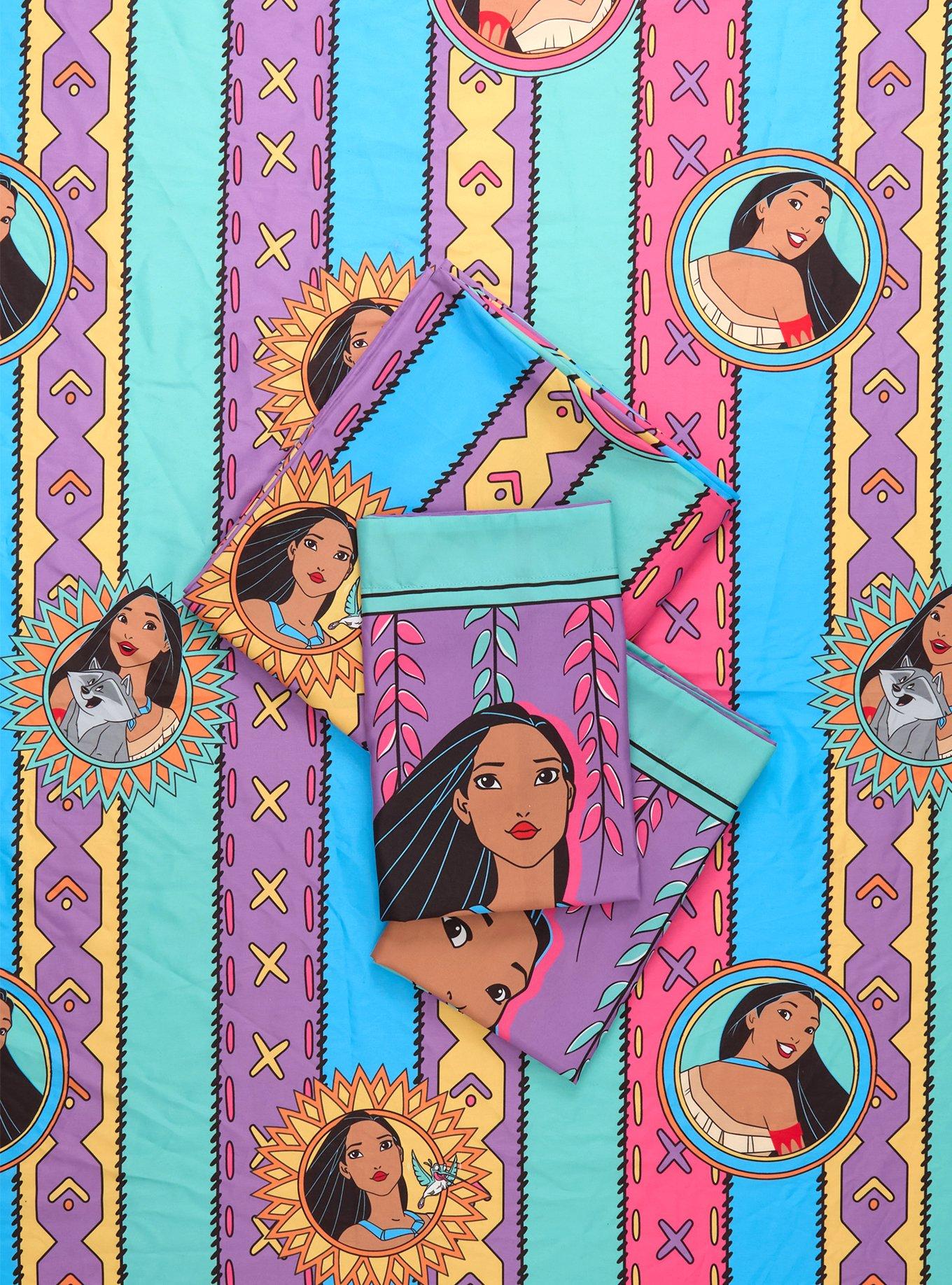 Juego de sábanas queen Disney Pocahontas Retro