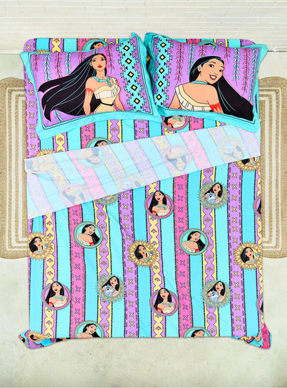 Juego de sábanas queen Disney Pocahontas Retro