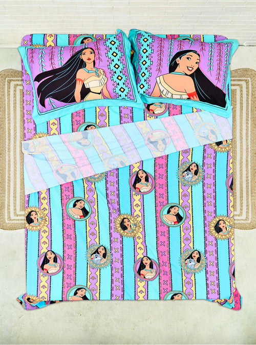 Juego de sábanas queen Disney Pocahontas Retro