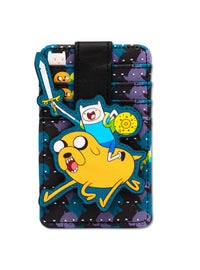 Billetera porta credencial Adventure Time Finn y Jake