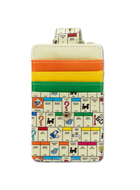 Billetera Monopoly con porta credencial Mr. Monopoly