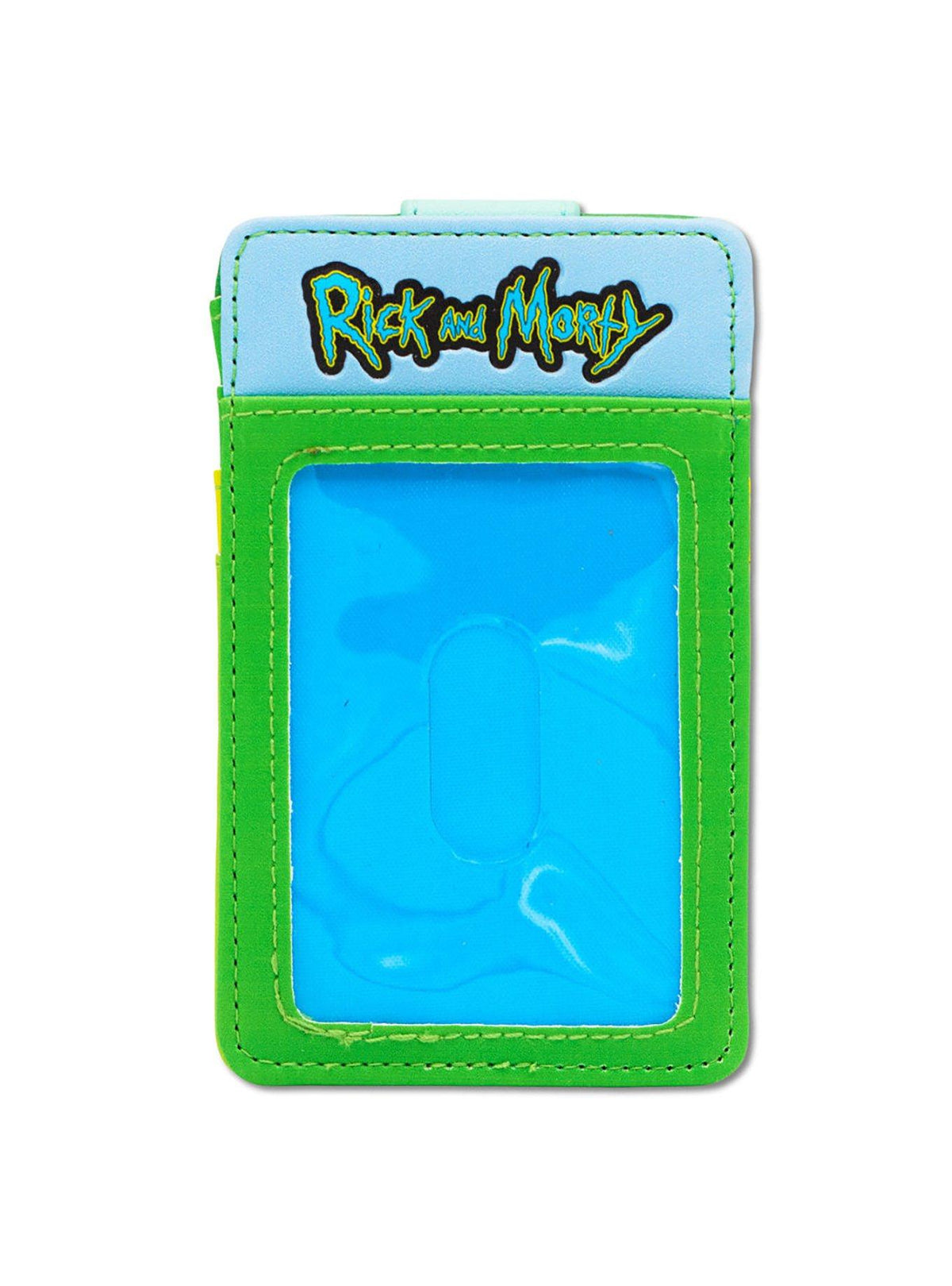 Billetera porta credencial Rick and Morty Portal Gun