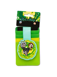 Billetera porta credencial Rick and Morty Portal Gun