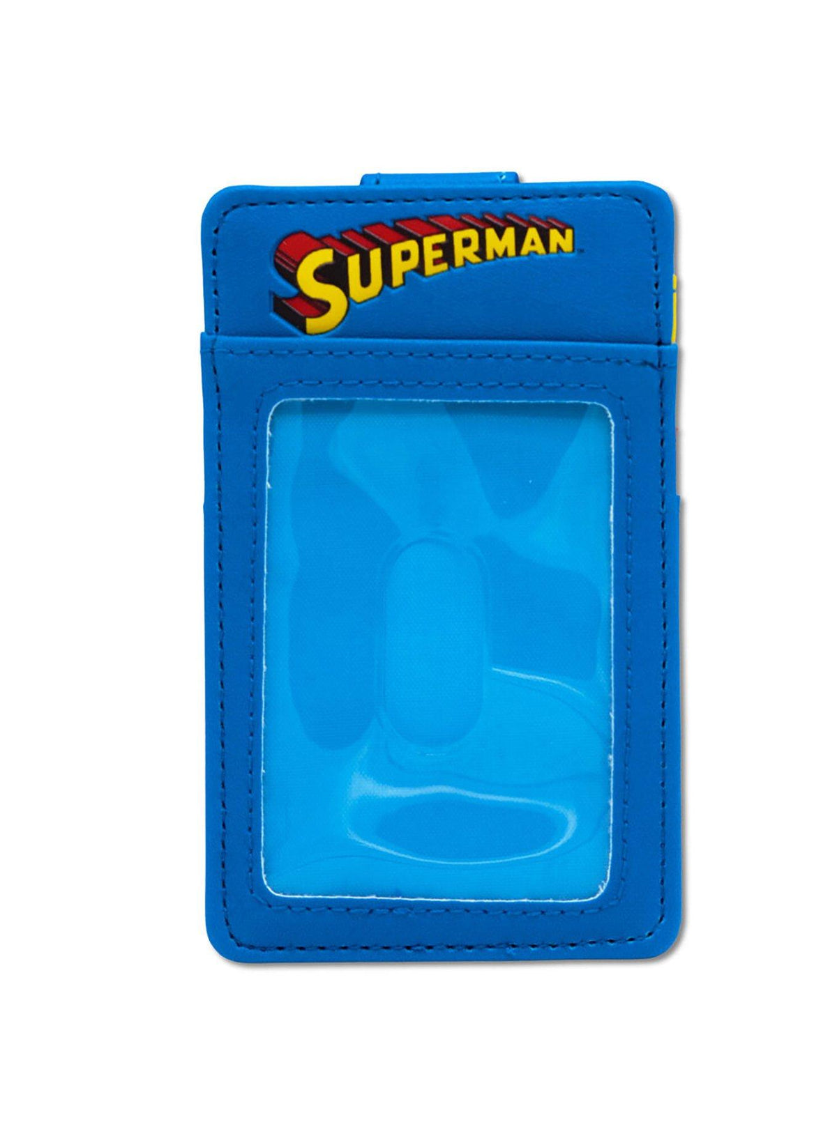 Billetera porta credencial Superman con escudo