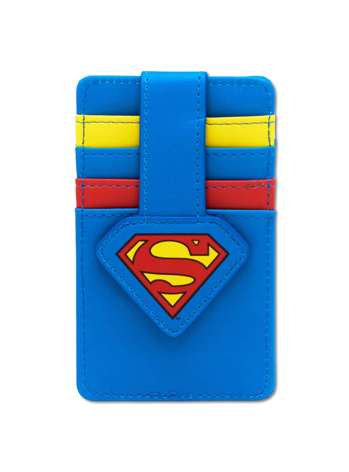 Billetera porta credencial Superman con escudo