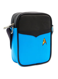 Bolso bandolera azul de ciencias Star Trek