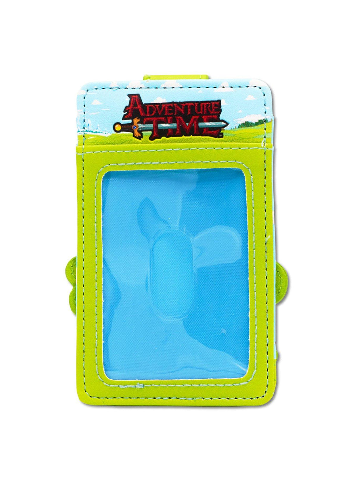 Billetera porta credencial Adventure Time de 3 personajes