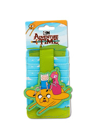 Billetera porta credencial Adventure Time de 3 personajes