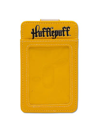 Billetera portatarjetas con escudo de Hufflepuff