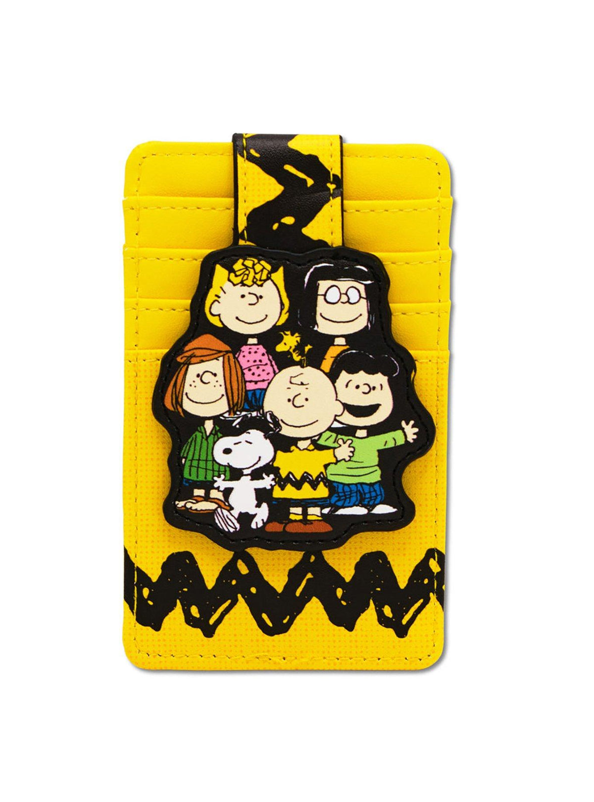 Billetera Peanuts con siete personajes