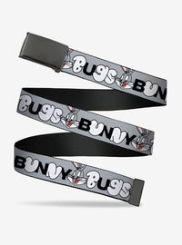 Cinturón Looney Tunes de Bugs Bunny con hebilla metálica