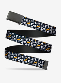 Cinturón Looney Tunes de Daffy Duck con hebilla