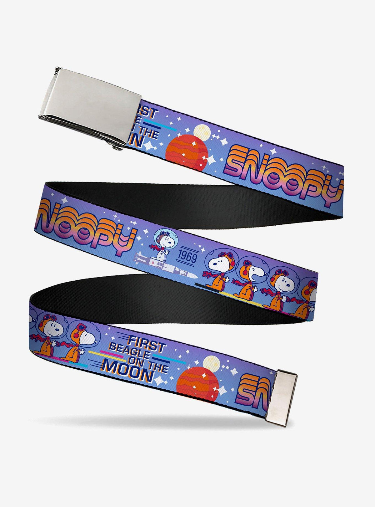 Cinturón Peanuts con Snoopy astronauta