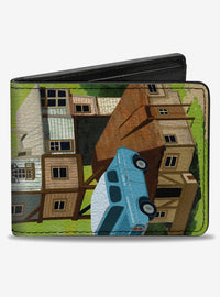 Billetera Harry Potter La Madriguera y familia Weasley