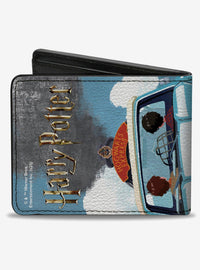 Billetera Harry Potter Ron y Harry en el auto volador