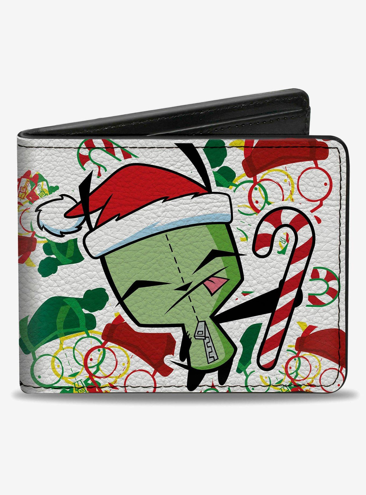 Billetera plegable Invader Zim con GIR navideño