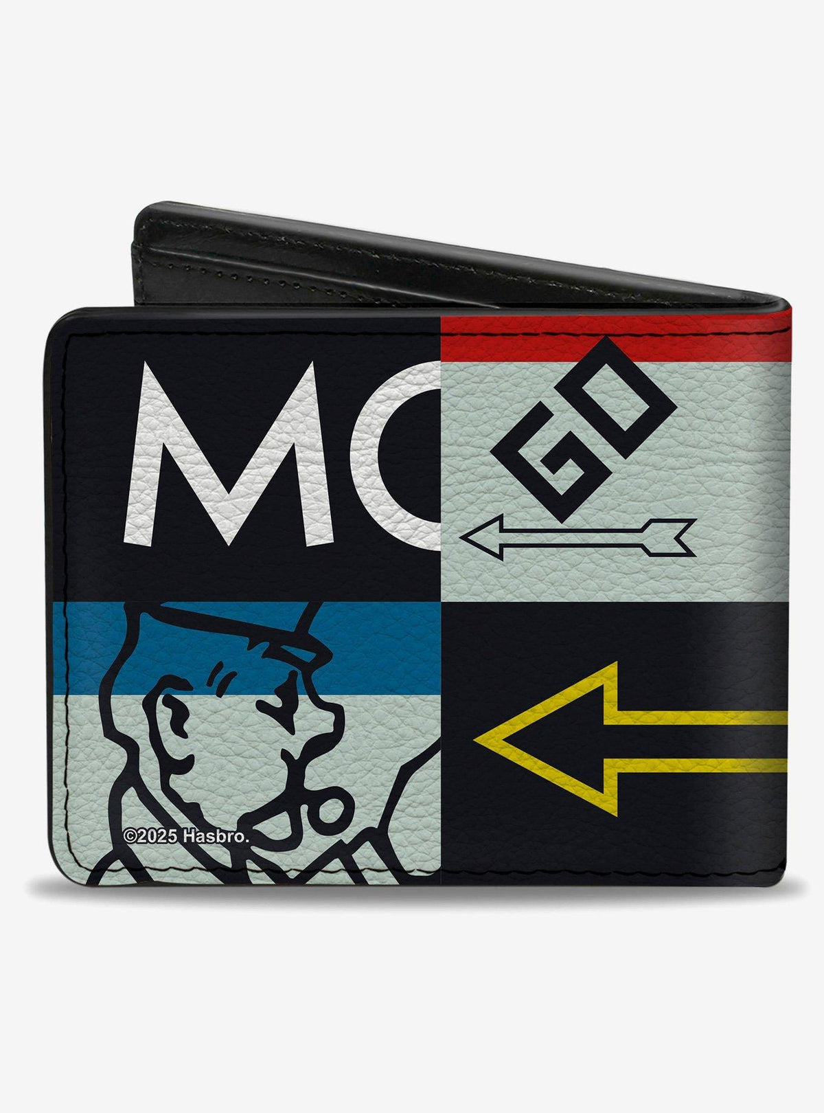Billetera plegable para hombre Monopoly Go and Go To Jail