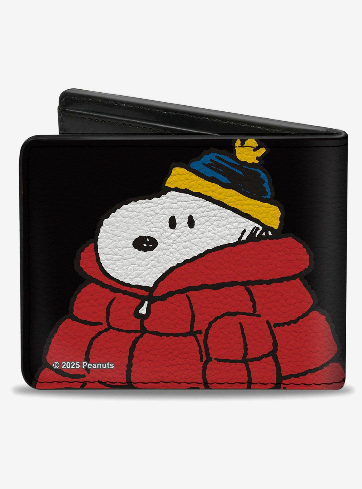 Billetera Peanuts navideña de Snoopy y Woodstock