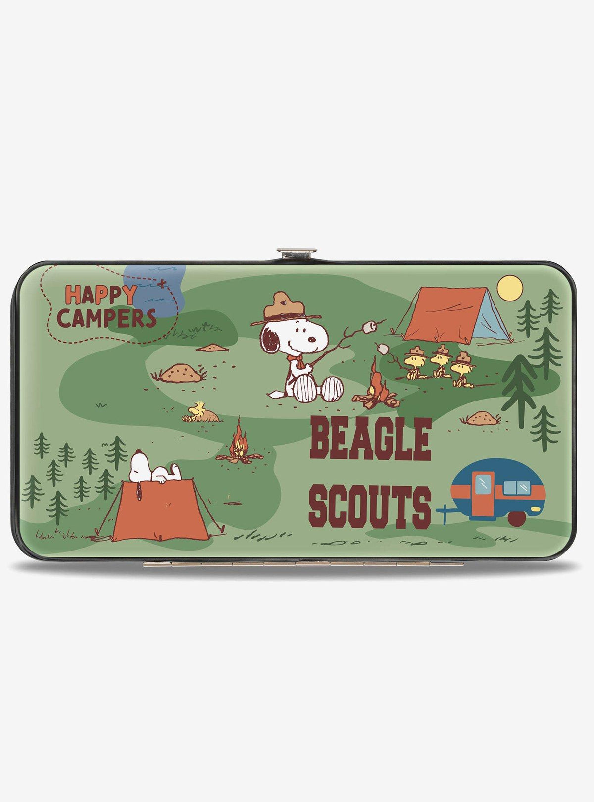 Billetera con bisagra Peanuts: escenas de los Beagle Scouts