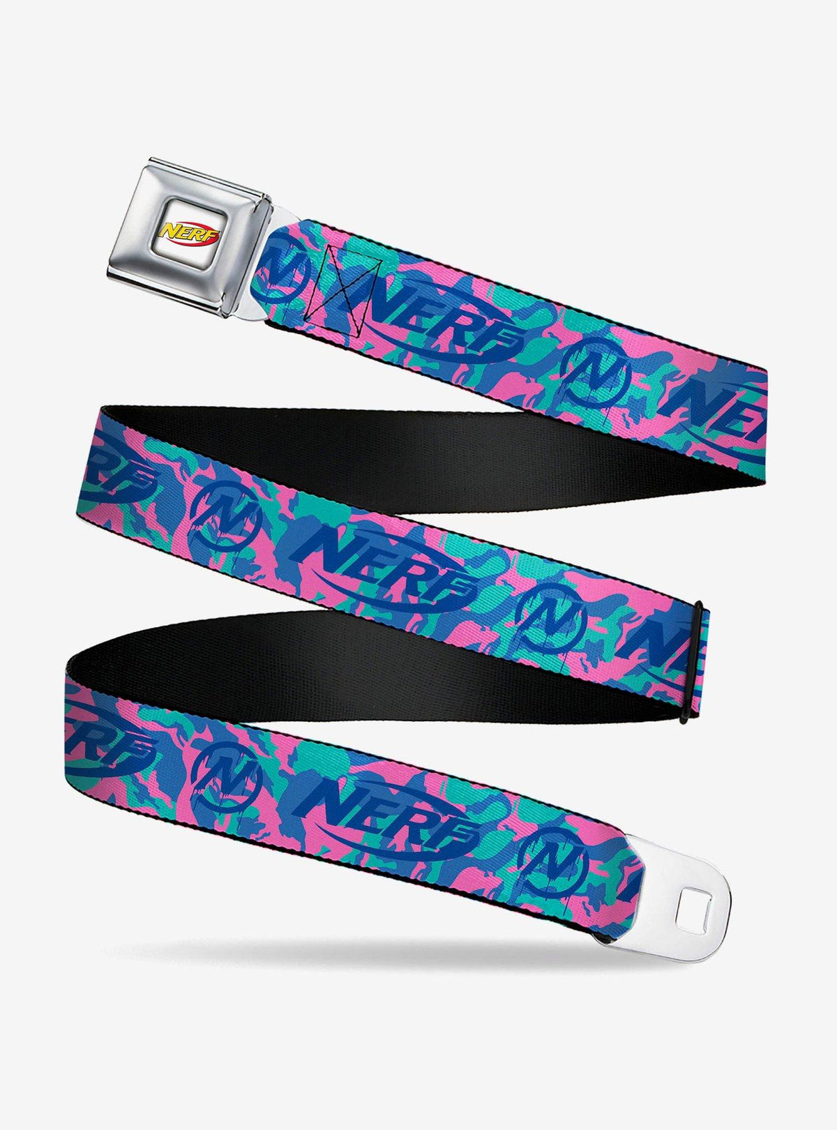 Cinturón juvenil Nerf con hebilla y diseño camuflado