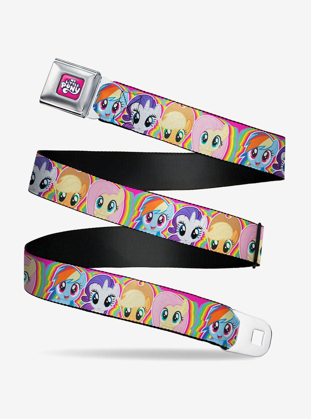 Cinturón juvenil My Little Pony con hebilla tipo cinturón de seguridad