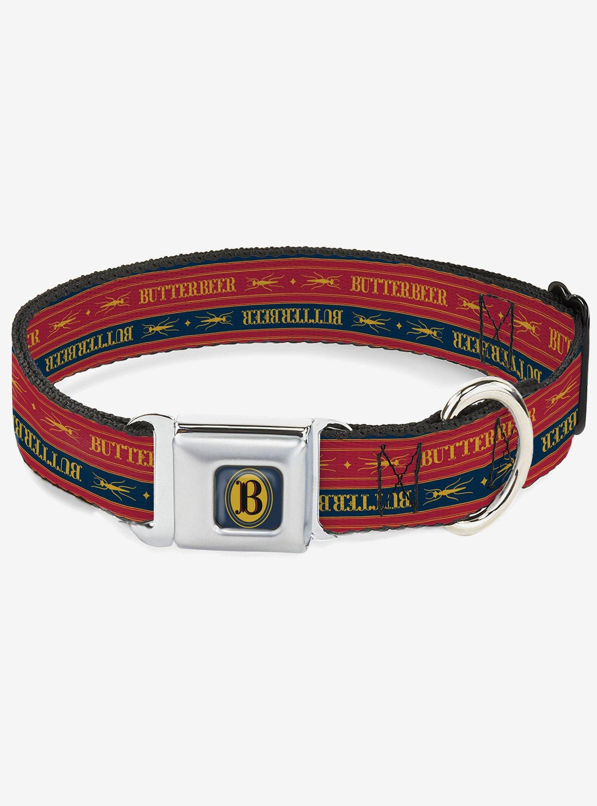 Collar para perro Harry Potter a rayas de Cerveza de Mantequilla