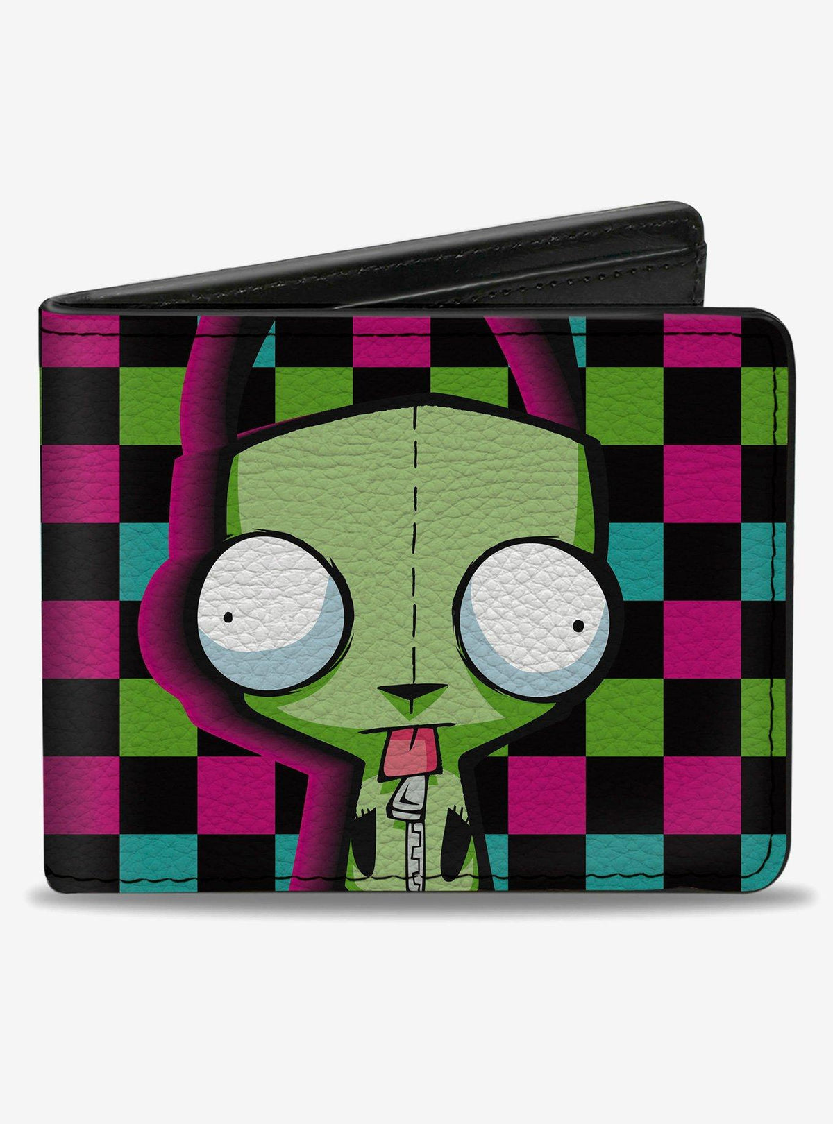 Billetera plegable Invader Zim GIR con lengua afuera