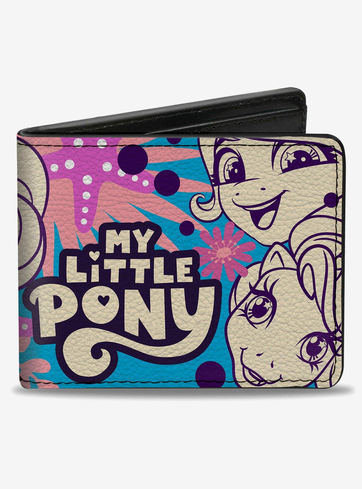 Billetera de hombre My Little Pony con ponis y flores