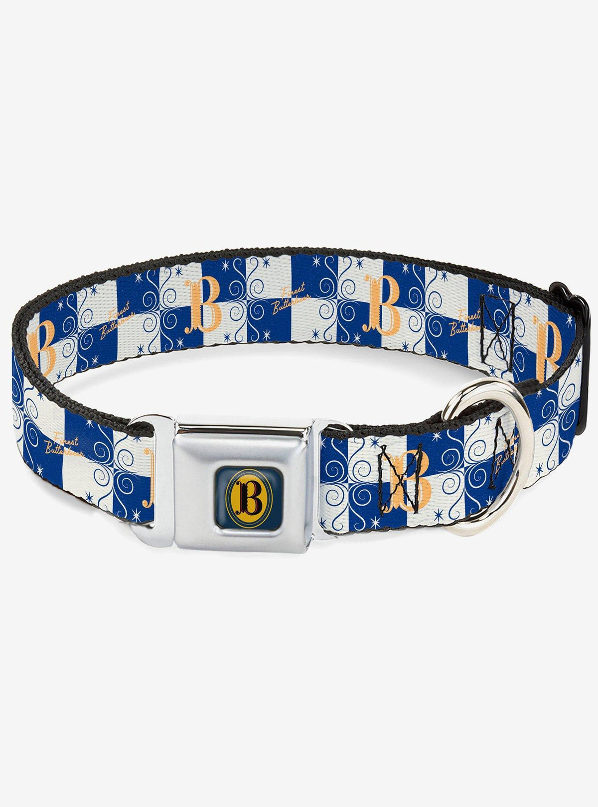 Collar para perro Harry Potter Butterbeer con diseño a cuadros