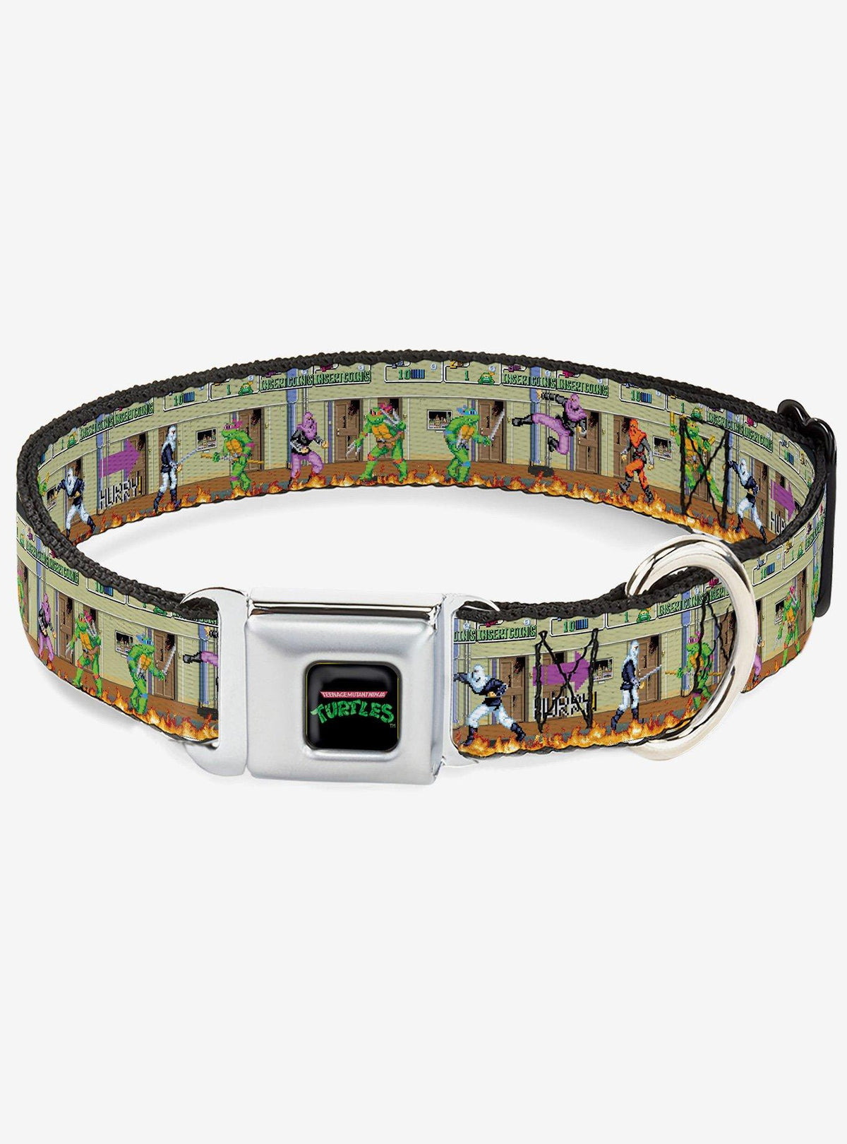 Collar para perro TMNT con hebilla tipo cinturón